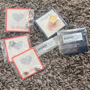 KEEP Collective Silver and Gold Charm Set